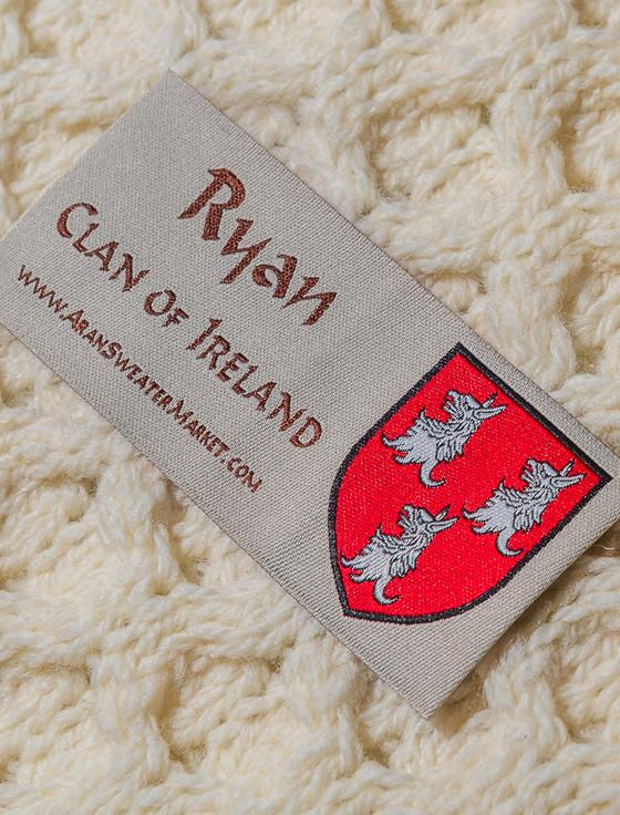 Aran Cashmere Ryan Clan Aran Throw