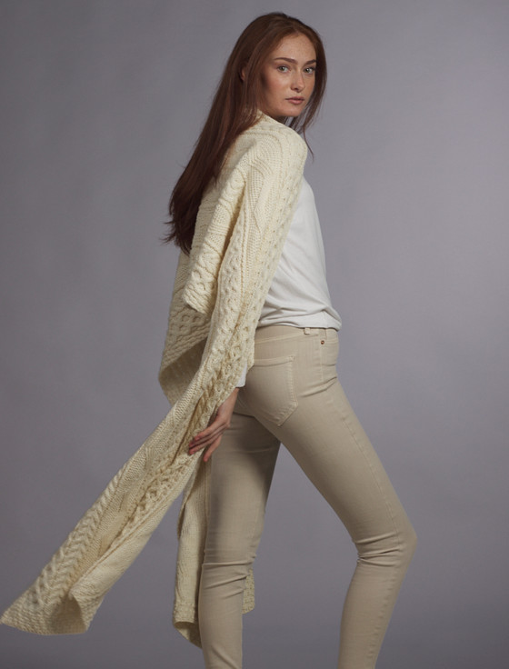 Aran Cashmere Ryan Clan Aran Wrap