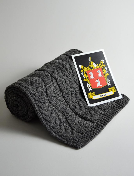 Aran Cashmere Ryan Clan Scarf