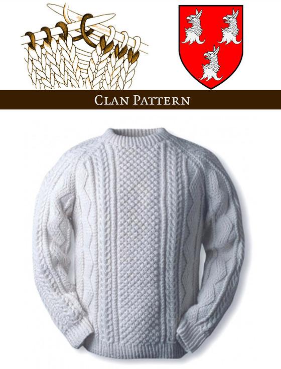 aran cashmere Ryan Knitting Pattern