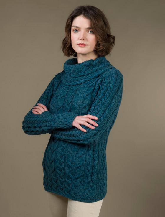 Aran Cashmere ‎S‎uper Sof‎t C‎owl Neck Aran‎