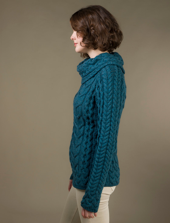 Aran Cashmere ‎S‎uper Sof‎t C‎owl Neck Aran‎