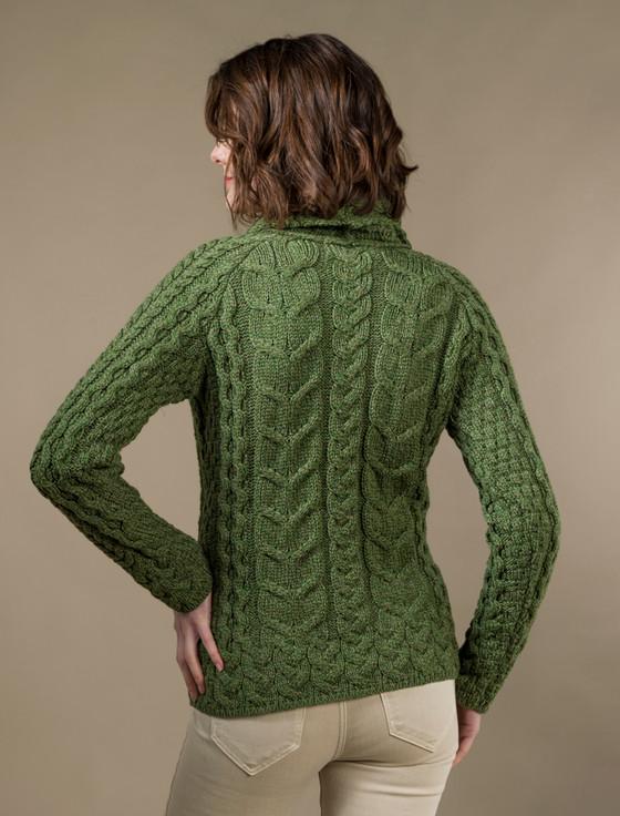 Aran Cashmere Super Soft Cowl Neck Aran