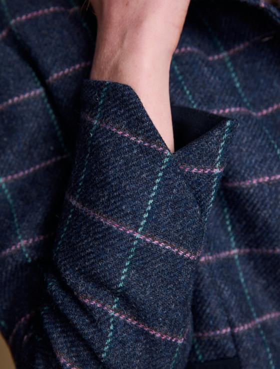 Aran Cashmere Sasha Tweed Blazer ��?? Navy Dreamer