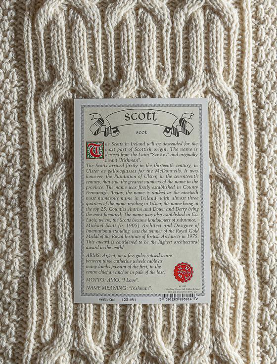 Aran Cashmere Scott Clan Aran Throw