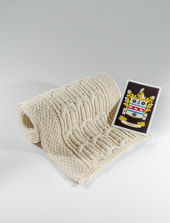 aran cashmere Scott Clan Scarf