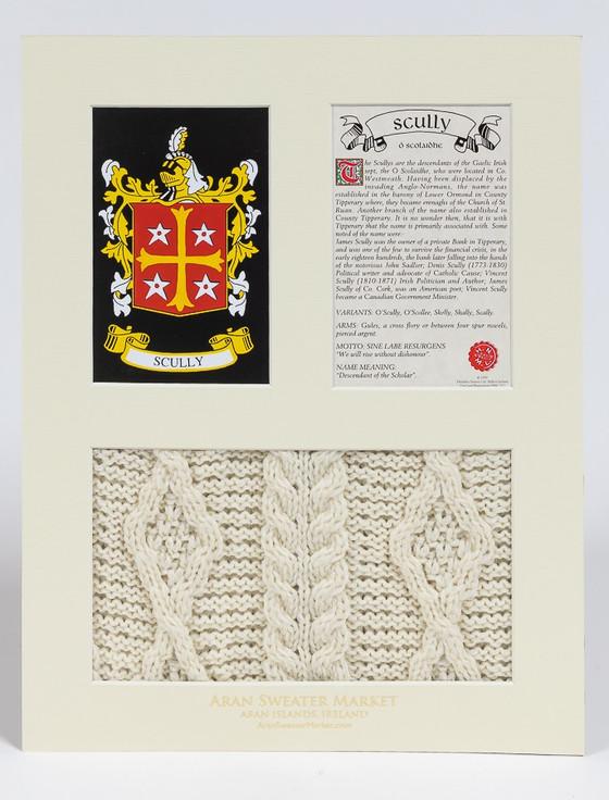 Aran Cashmere Scully Clan Aran & History Display