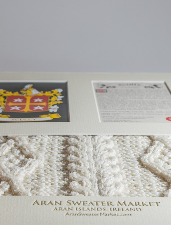 Aran Cashmere Scully Clan Aran & History Display