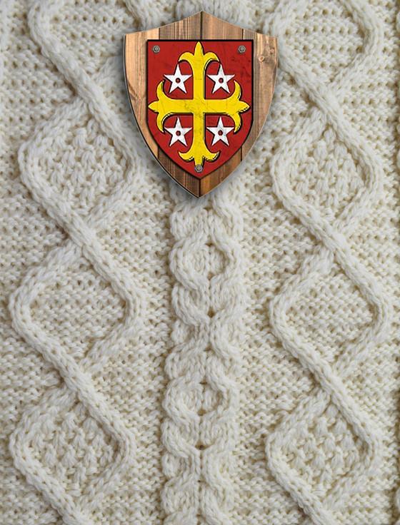 aran cashmere Scully Clan Aran Throw
