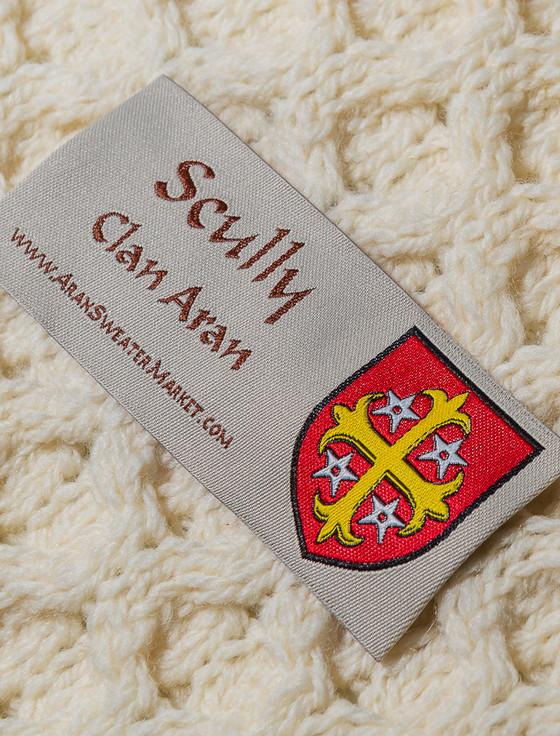 Aran Cashmere Scully Clan Scarf