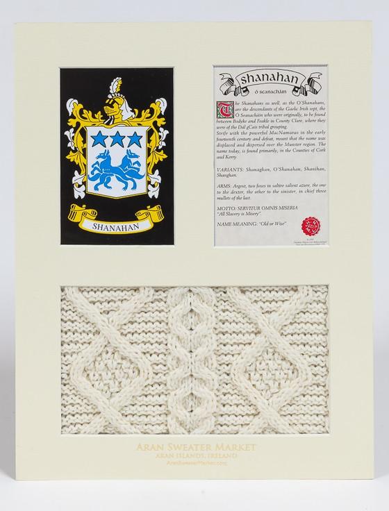 Aran Cashmere Shanahan Clan Aran & History Display