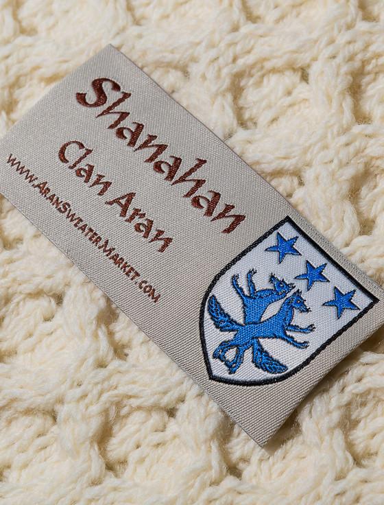 Aran Cashmere Shanahan Clan Aran Poncho