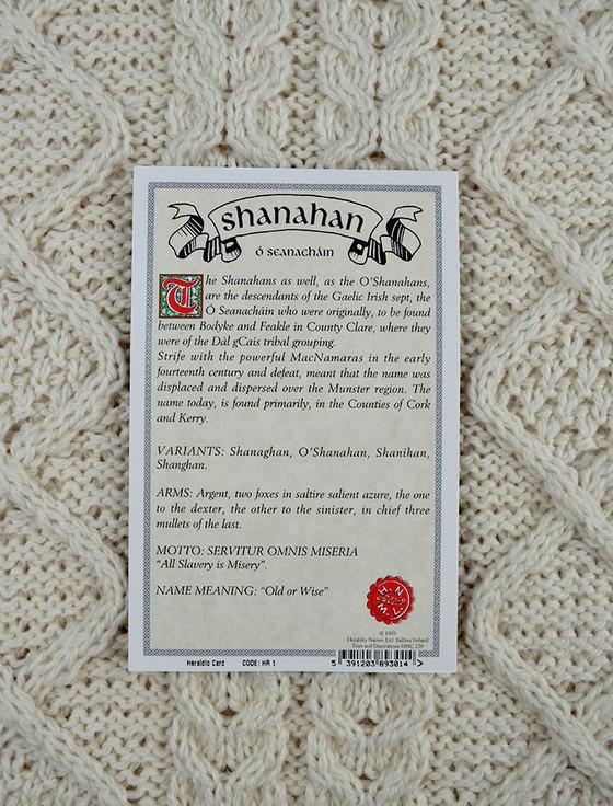 Aran Cashmere Shanahan Clan Aran Throw