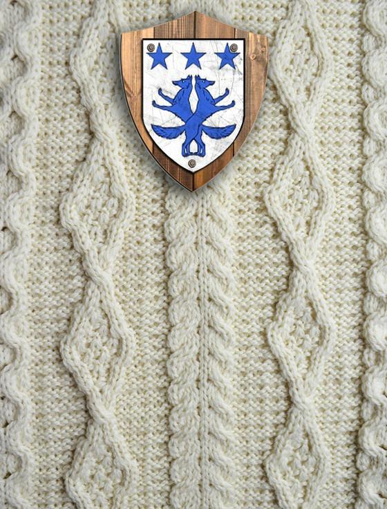 aran cashmere Shanahan Clan Aran Throw
