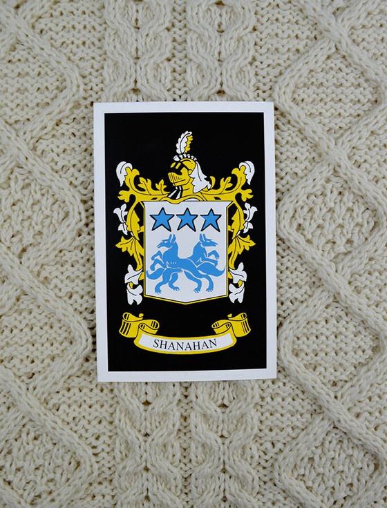 Aran Cashmere Shanahan Clan Scarf