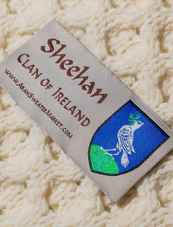 Aran Cashmere Sheehan Clan Aran Poncho