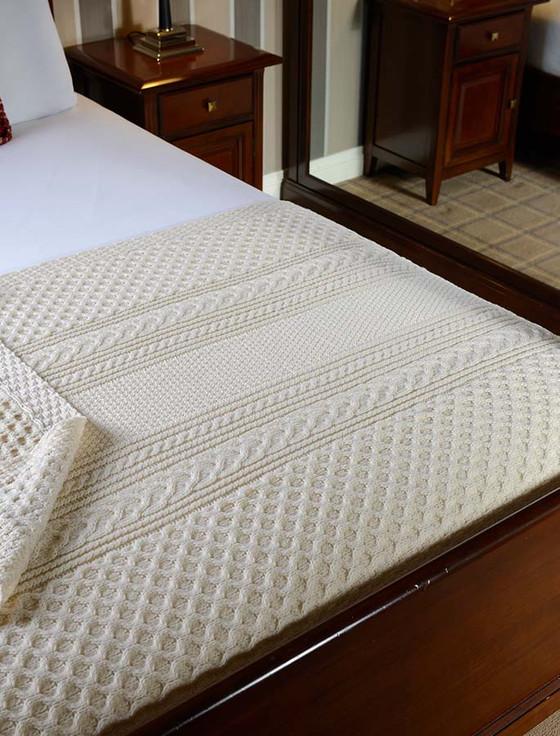 aran cashmere Sheehan Clan Aran Throw