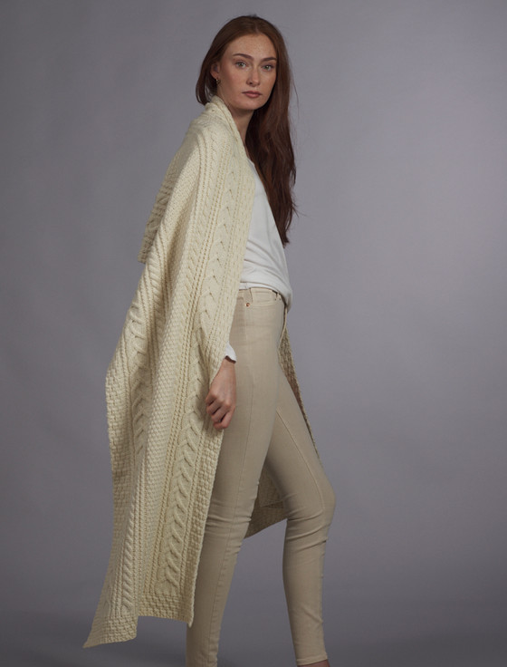 Aran Cashmere Sheehan Clan Aran Wrap