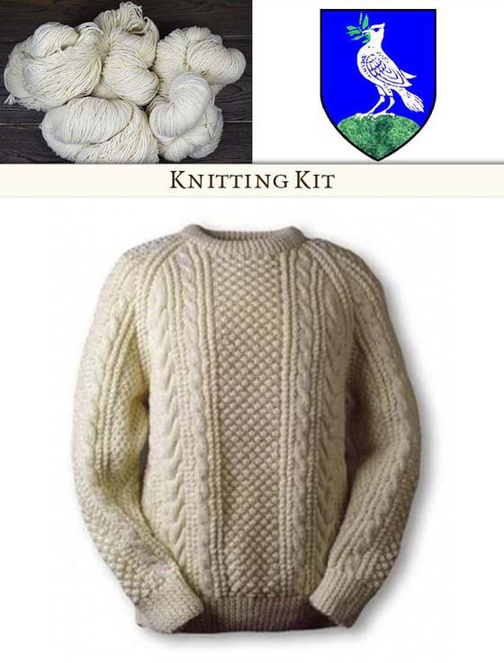aran cashmere Sheehan Knitting Kit