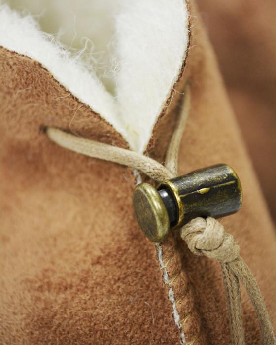 Aran Cashmere Sheepskin Baby Booties