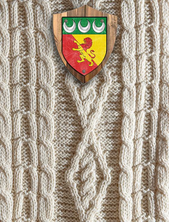 aran cashmere Simpson Clan Aran Throw