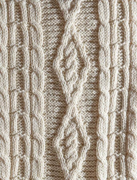 Aran Cashmere Simpson Clan Scarf