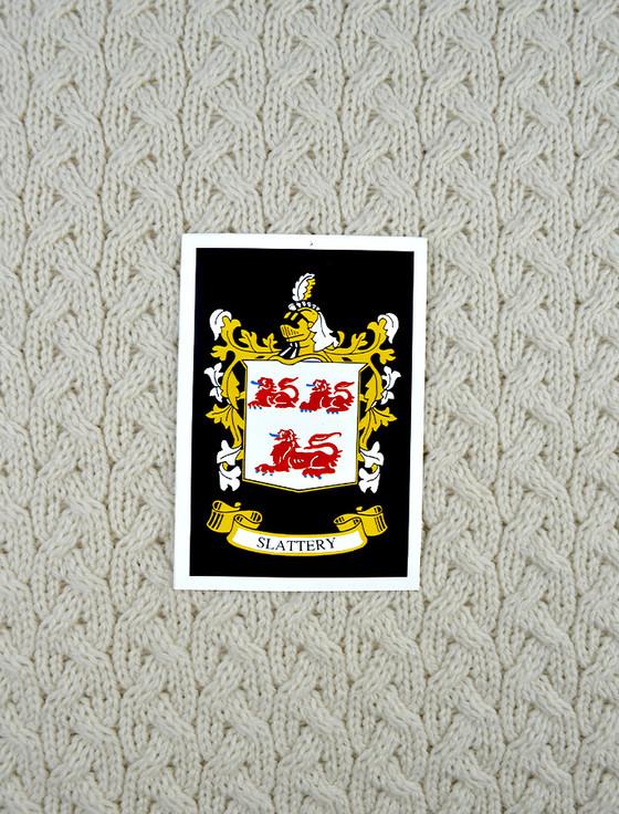 Aran Cashmere Slattery Clan Aran Throw