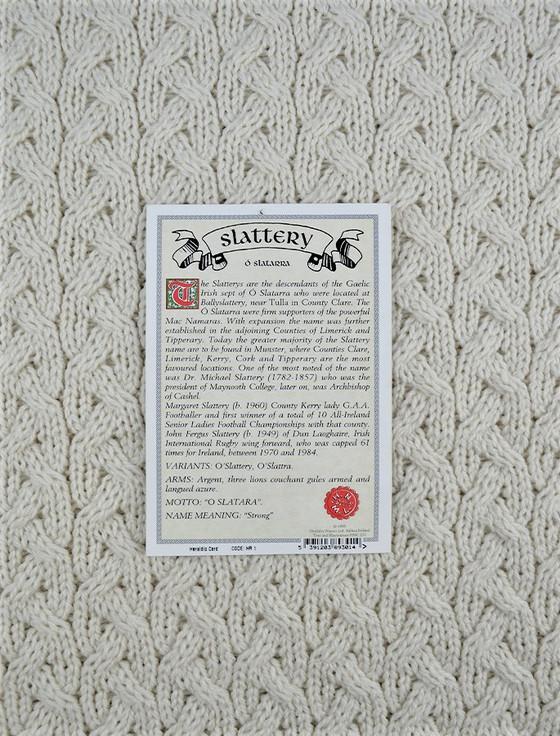 Aran Cashmere Slattery Clan Aran Throw