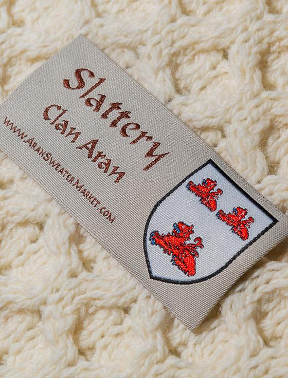 Aran Cashmere Slattery Clan Aran Throw