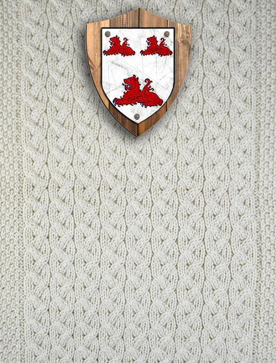 aran cashmere Slattery Clan Aran Throw