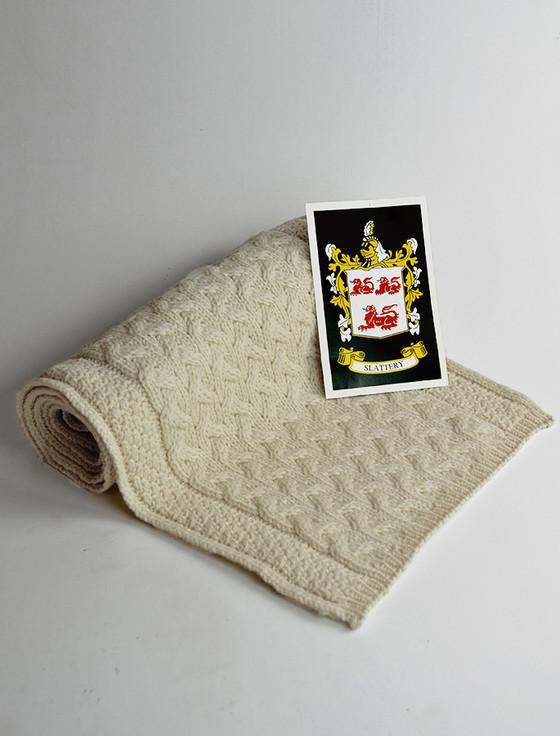aran cashmere Slattery Clan Scarf