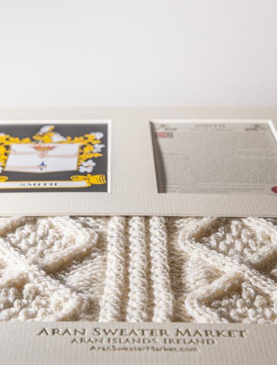 Aran Cashmere Smith Clan Aran & History Display
