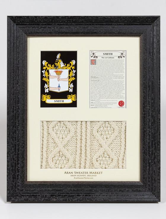 aran cashmere Smith Clan Aran & History Display