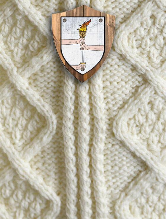 Aran Cashmere Smith Clan Aran Throw
