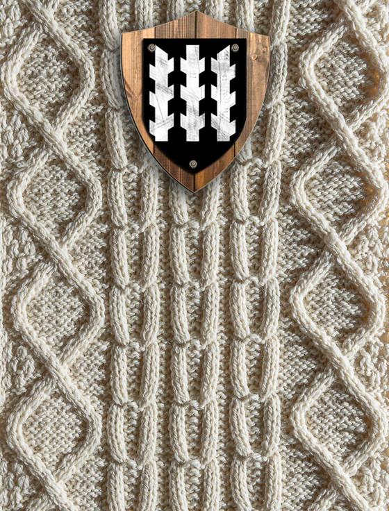 aran cashmere Stafford Clan Aran Throw