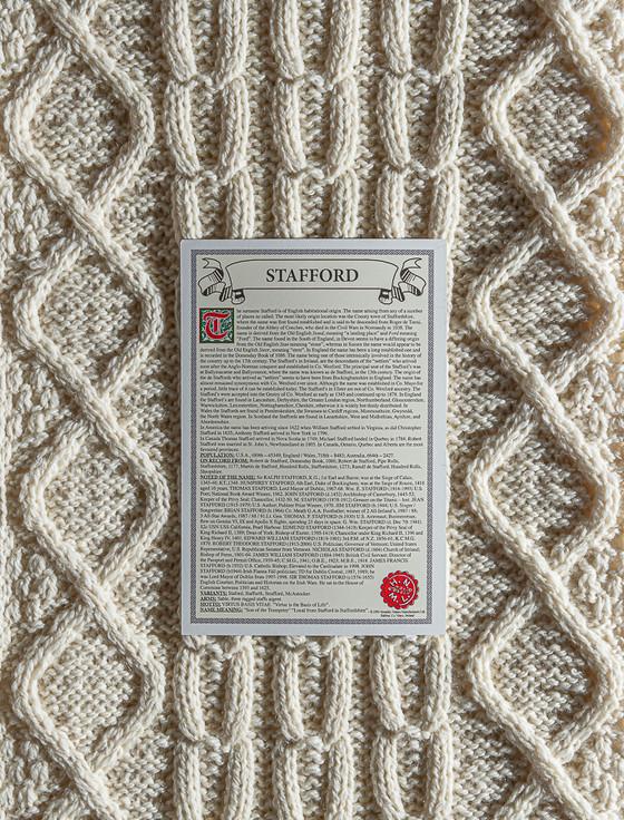 Aran Cashmere Stafford Clan Scarf