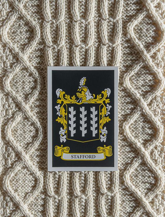 Aran Cashmere Stafford Clan Scarf
