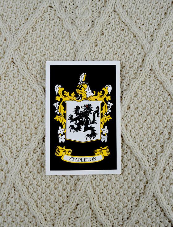 aran cashmere Stapleton Clan Aran Throw