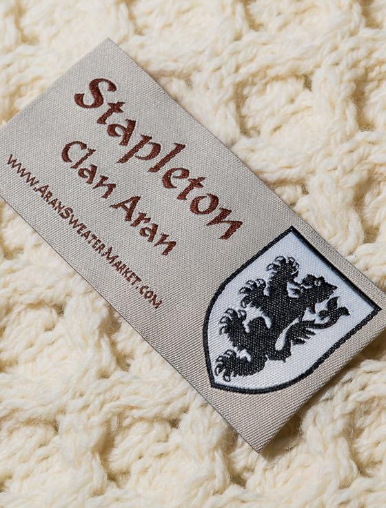 Aran Cashmere Stapleton Clan Scarf
