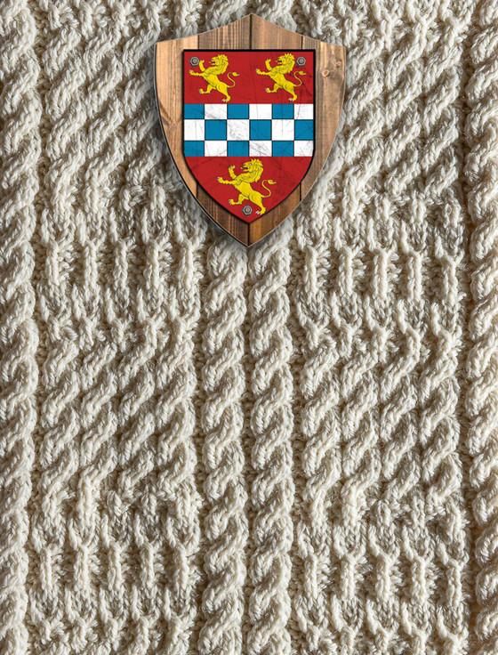 aran cashmere Stewart Clan Aran Throw