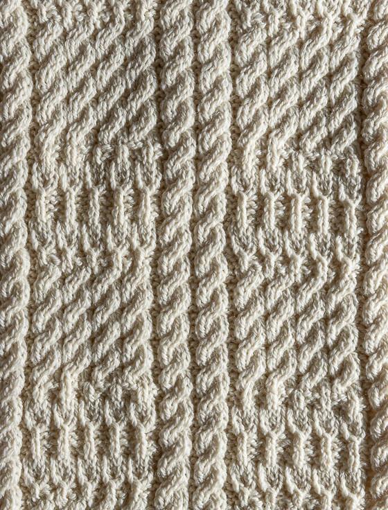 Aran Cashmere Stewart Clan Scarf