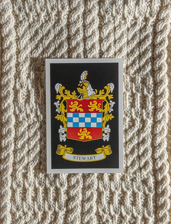 Aran Cashmere Stewart Clan Scarf