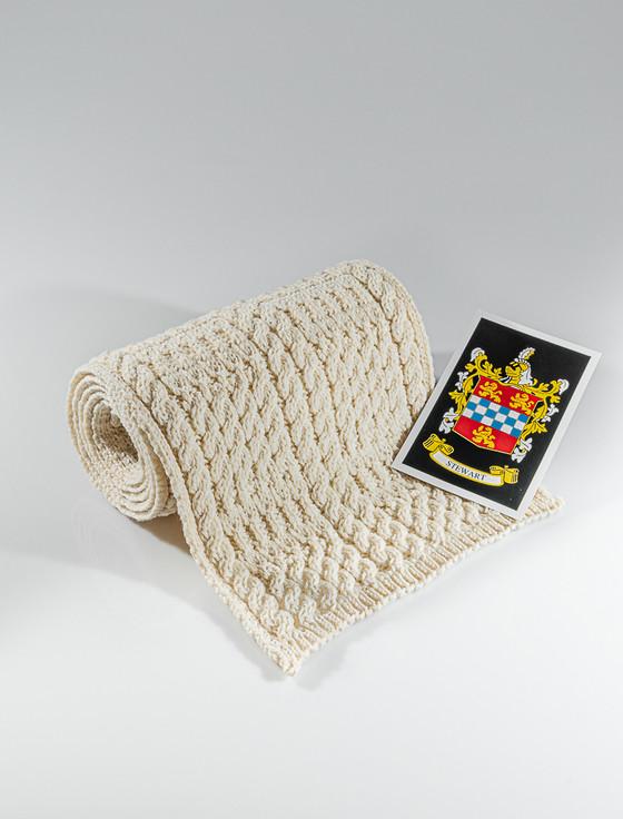 aran cashmere Stewart Clan Scarf