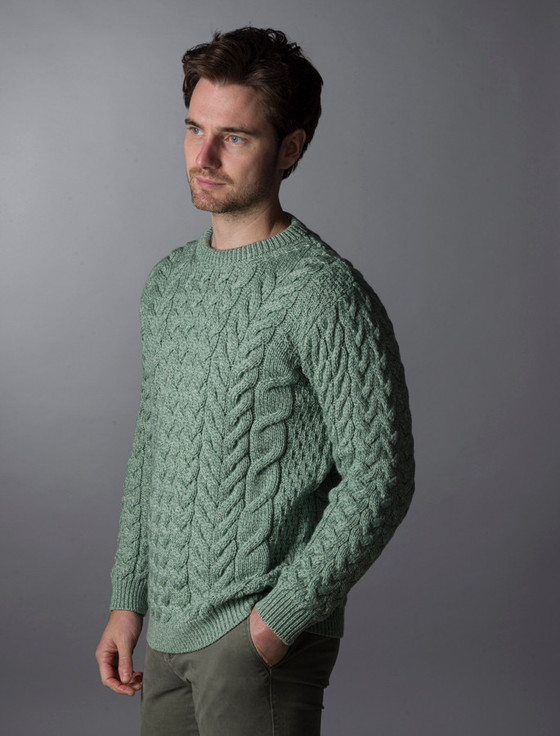 Aran Cashmere ‎Super Soft Aran Crew Neck Sweater‎