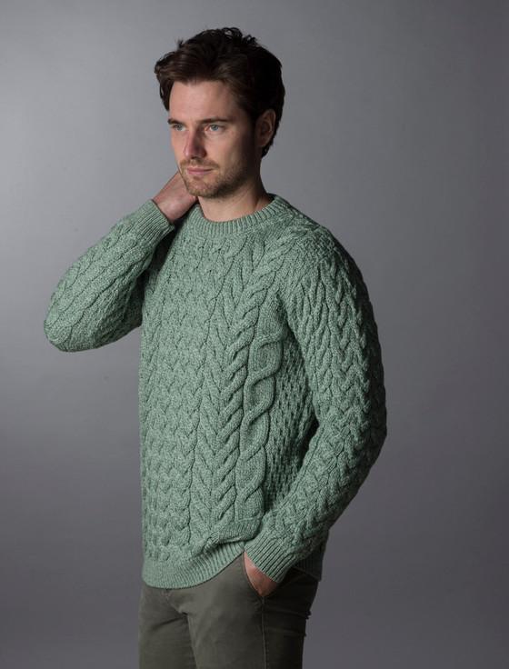 Aran Cashmere ‎Super Soft Aran Crew Neck Sweater‎
