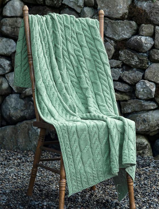 aran cashmere Super Soft Aran Throw