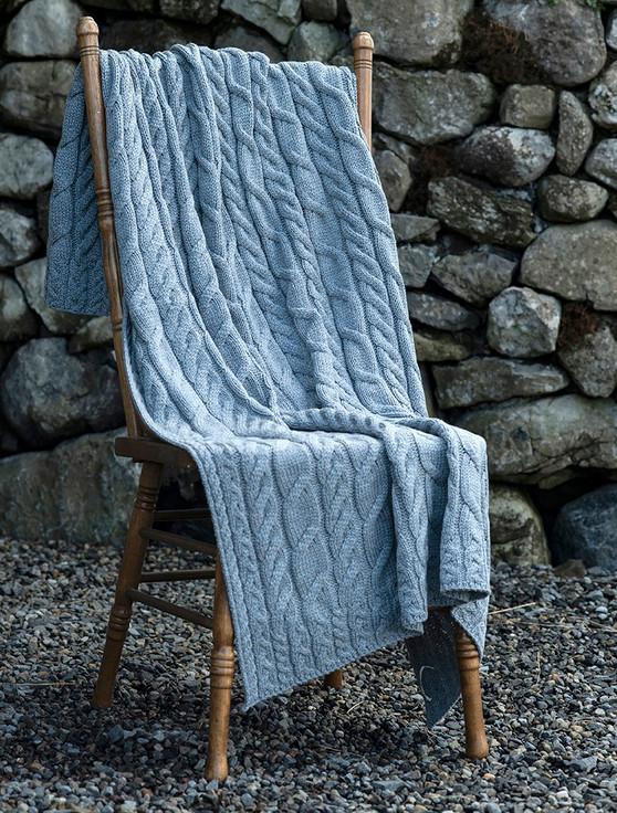 aran cashmere Super Soft Aran Throw‎‎‎
