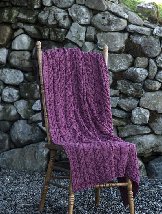 Aran Cashmere Super Soft Aran Throw‎‎‎‎‎‎‎‎