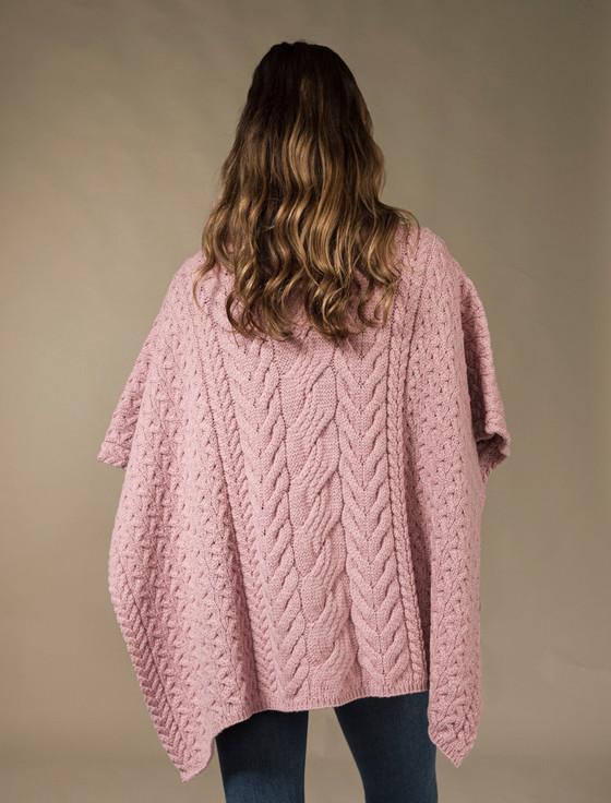 Aran Cashmere ‎Super Soft ‎Co‎wl Neck Poncho‎‎‎‎‎‎‎‎