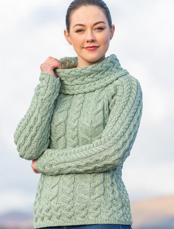 Aran Cashmere Super Soft Cowl Neck Aran‎‎‎‎‎‎‎